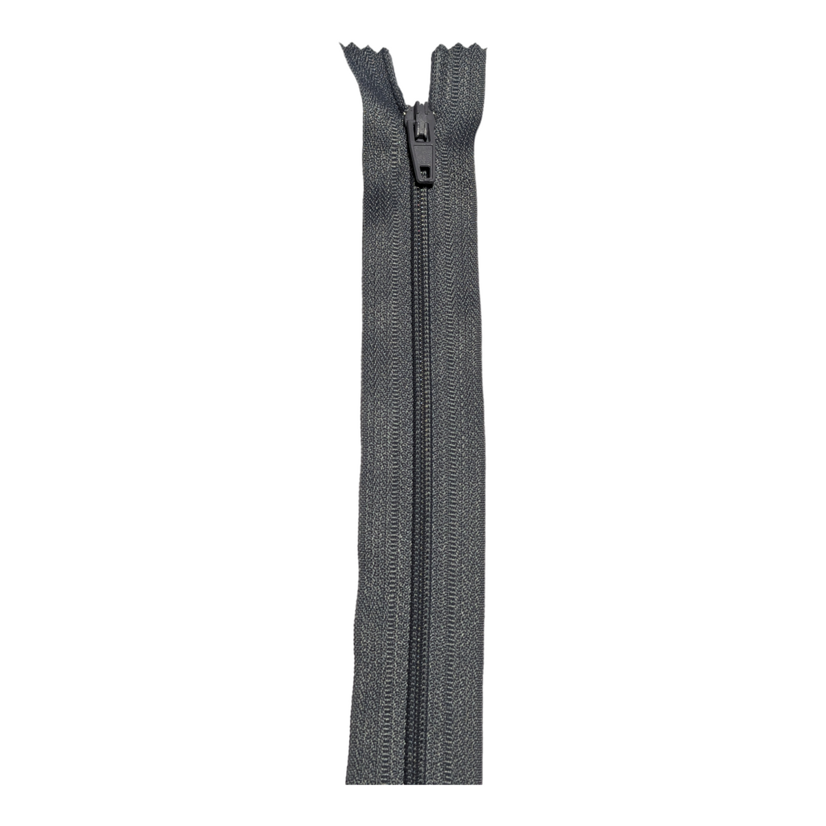 14 Inch Grey Closed End Zipper