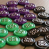 15mm 4 Hole Plastic Buttons | The Crafty Animal UK