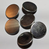 20mm silver metal shank buttons