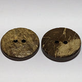 23mm Coconut 2 Hole Buttons - The Crafty Animal UK