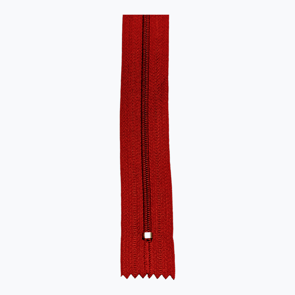 35cm Red Closed End Zipper