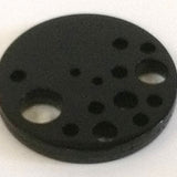 39mm Large Chunky Multi Hole Design Plastic Button | The Crafty Animal UK