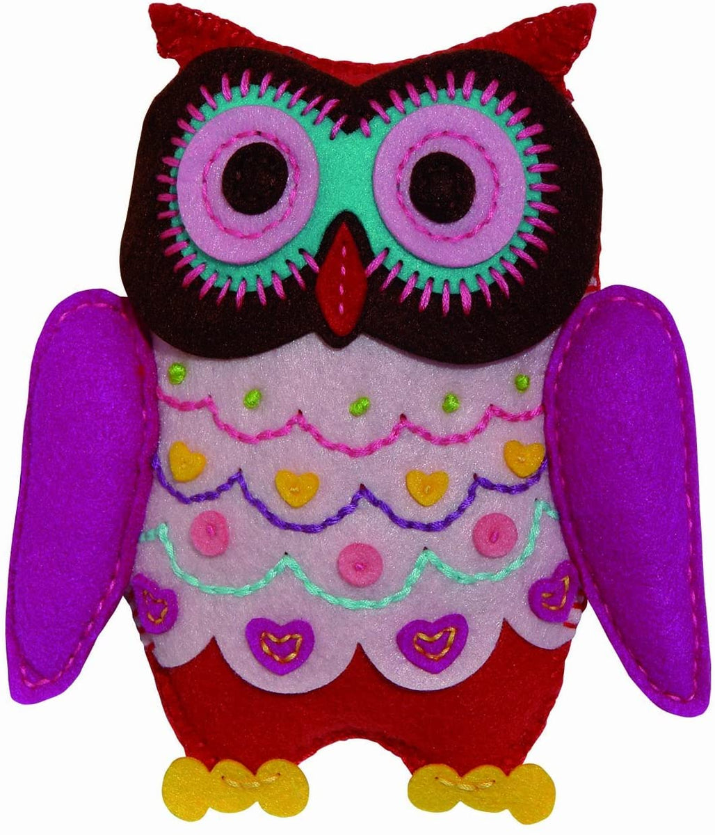 Kleiber Stuffed Felt Owl Craft Set | The Crafty Animal UK