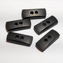 35mm 2 Hole Black Plastic Toggle Buttons