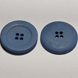 23mm or 15mm Blue Canapa Sustainable Buttons | The Crafty Animal UK