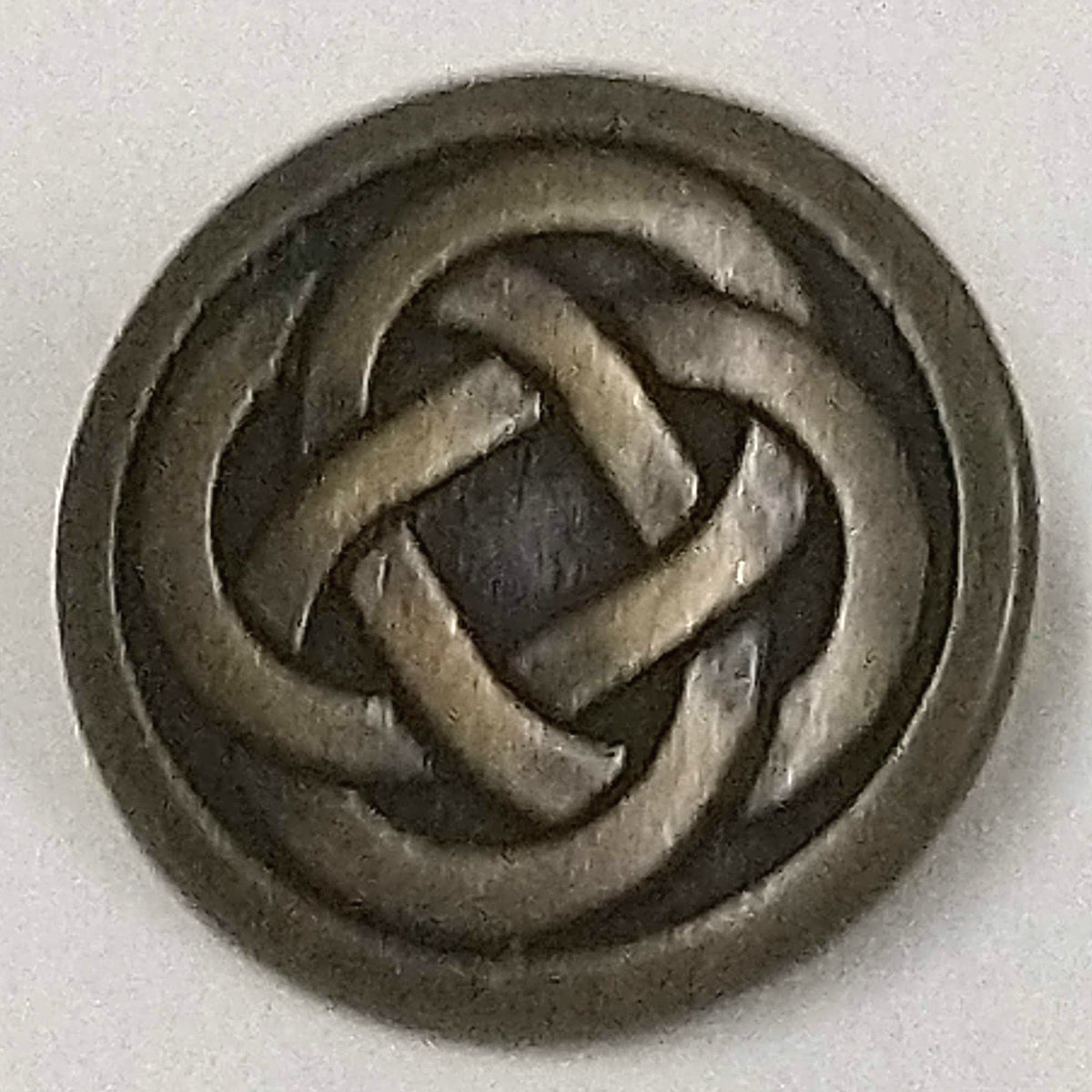 Celtic Patterned Metal Button