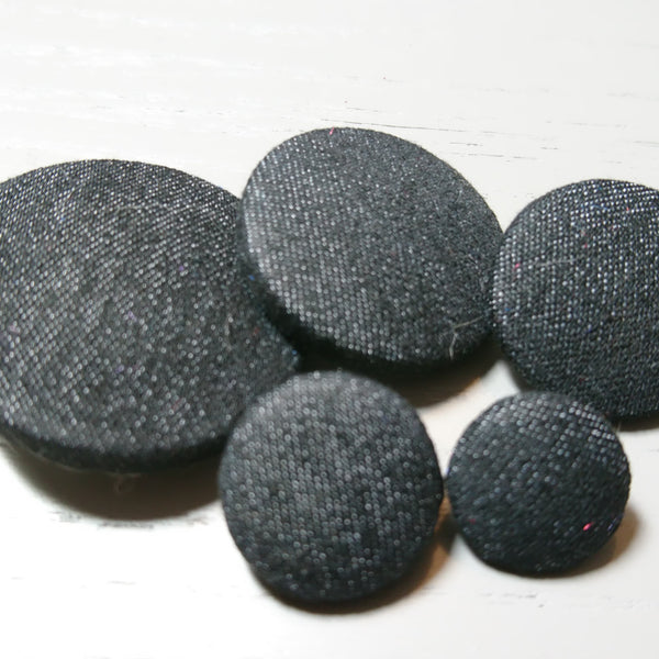 Charcoal Denim Buttons | The Crafty Animal UK