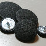 Charcoal Denim Buttons | The Crafty Animal UK