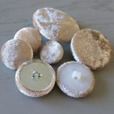 Champagne Velvet Buttons | The Crafty Animal UK