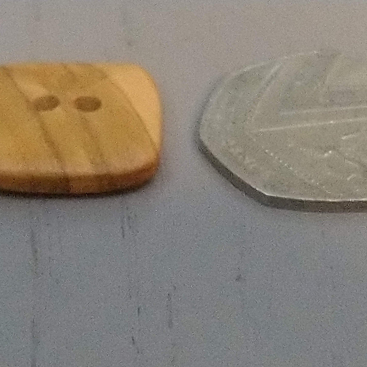 Olive Wood Square Buttons, 25mm 28mm, 38mm