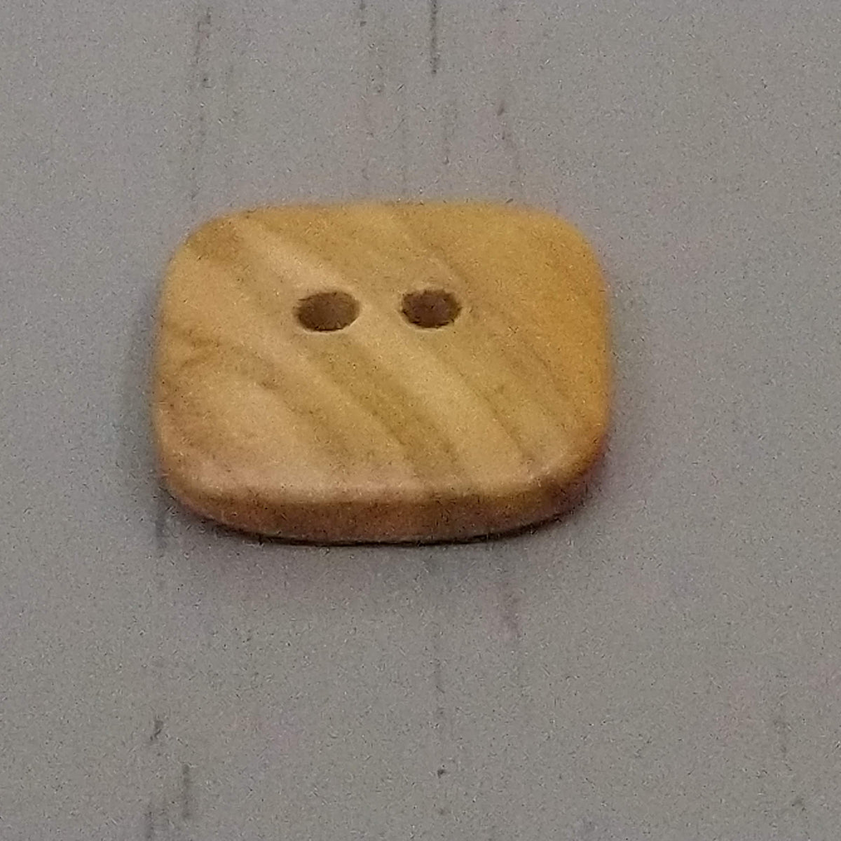 Olive Wood Square Buttons, 25mm 28mm, 38mm