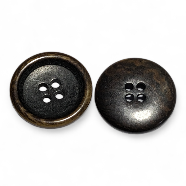 Dark Brown Corozo 4 Hole Buttons