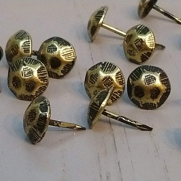 Decorative Upholstery Nails/Tacks, 11mm (7/16") Diameter | The Crafty Animal UK