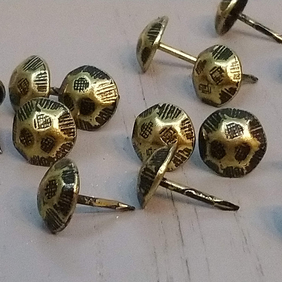 Decorative Upholstery Nails/Tacks, 11mm (7/16") Diameter | The Crafty Animal UK