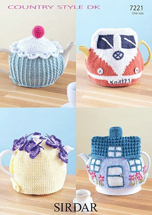 Knitting/Crochet Pattern Novelty Teapots