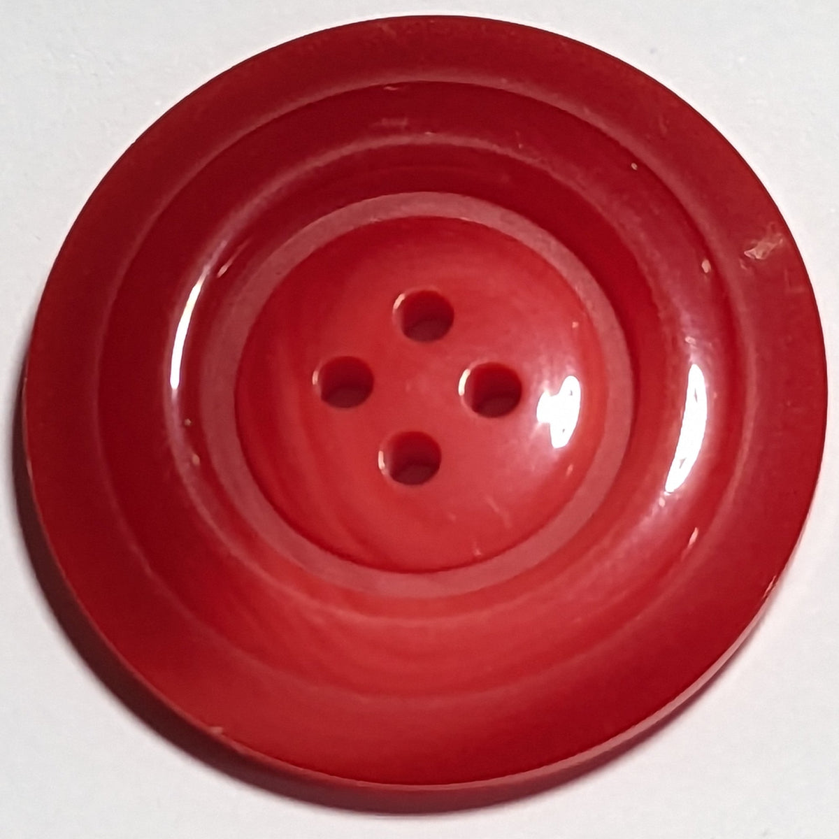 35mm Red Plastic 4 Hole Buttons | The Crafty Animal UK