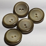 38mm Beige Plastic 2 Hole Buttons | The Crafty Animal UK