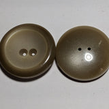 38mm Beige Plastic 2 Hole Buttons | The Crafty Animal UK