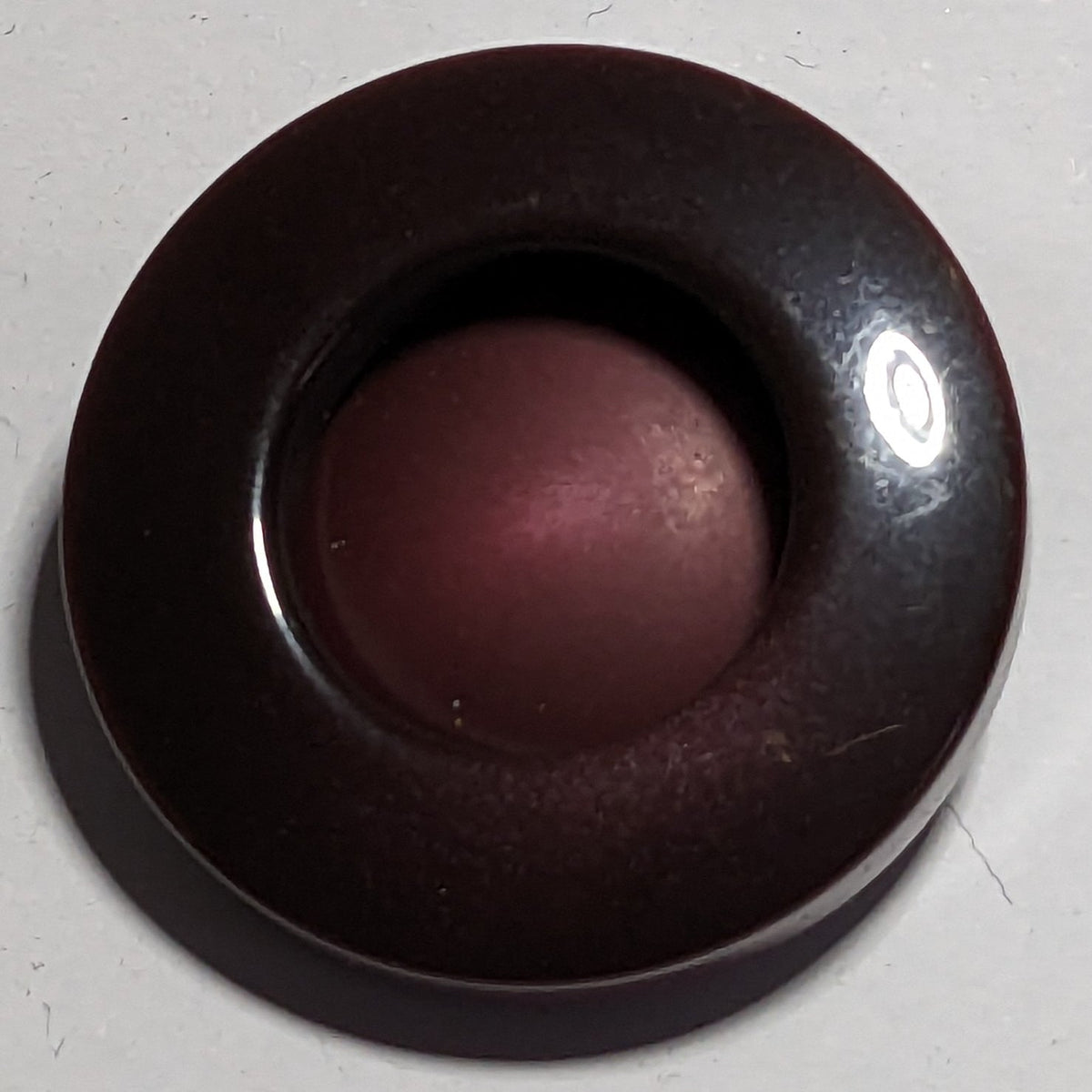 Plastic Burgundy Buttons