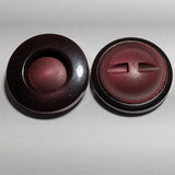 Plastic Burgundy Buttons