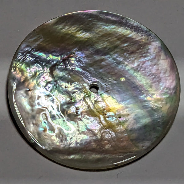 36mm Single Hole Natural Mother of Pearl Buttons | The Crafty Animal UK