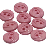 Pink Plastic Buttons