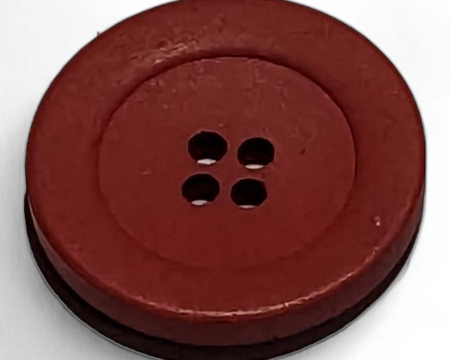 Red Canapa 4 Hole Buttons