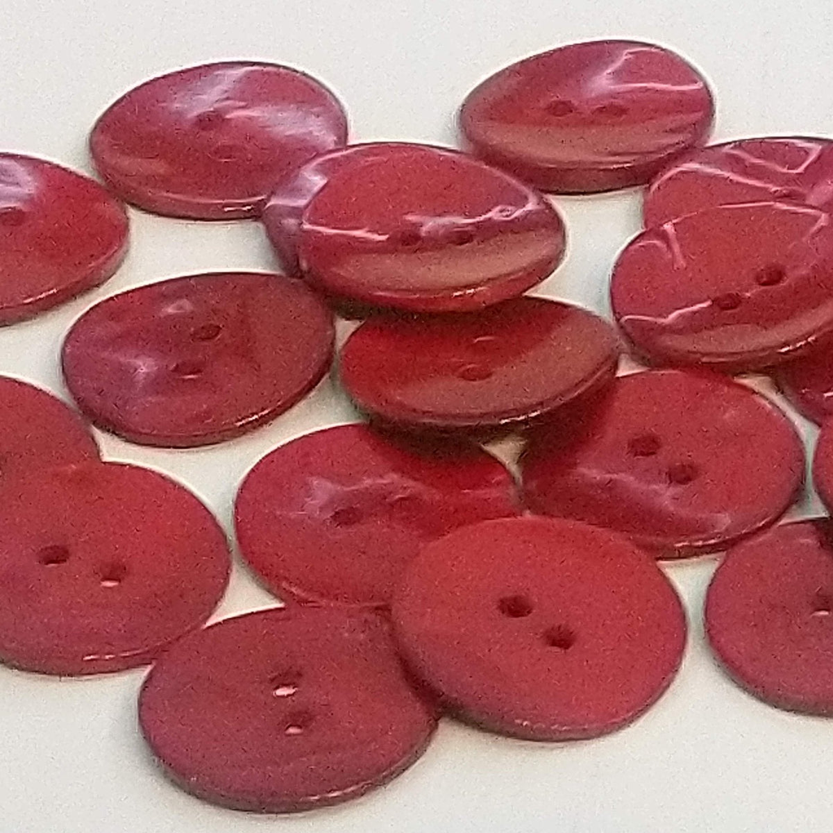 Red Mother of Pearl Buttons