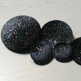 black sparkly velvet buttons choice - 2