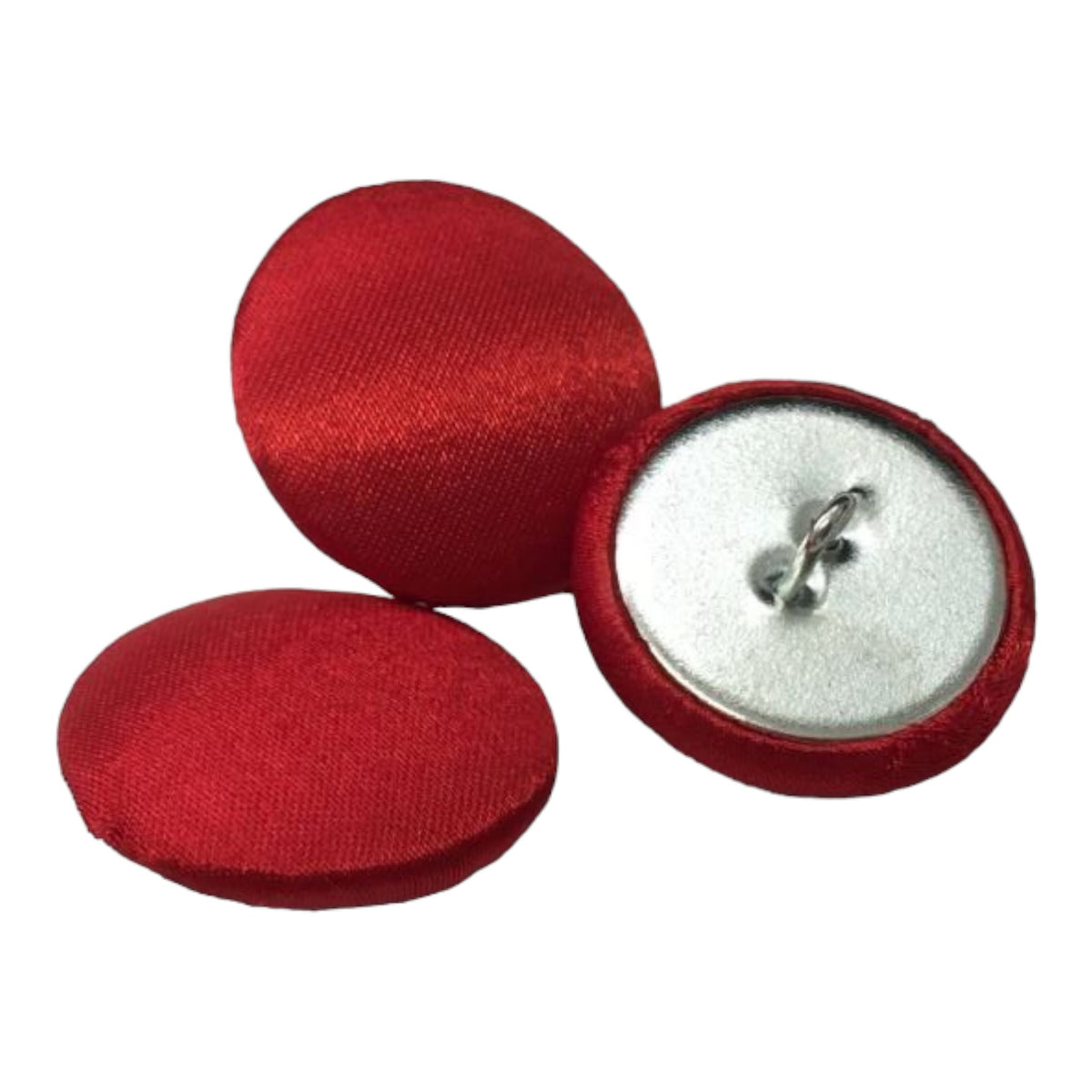 Red Satin Buttons