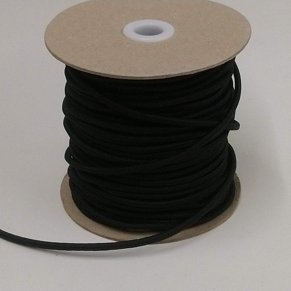 black corded elastic