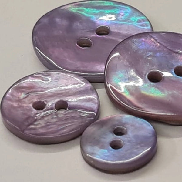 Blue Mother of Pearl Buttons