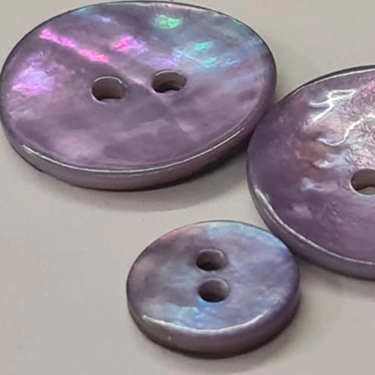 Blue Mother of Pearl Buttons | The Crafty Animal UK