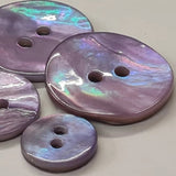 Blue Mother of Pearl Buttons - Choice of Button Sizes | The Crafty Animal UK