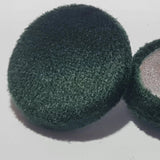 Green Velvet Buttons - Choice of Button Size | The Crafty Animal UK