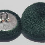 Green Velvet Buttons - Choice of Button Size | The Crafty Animal UK