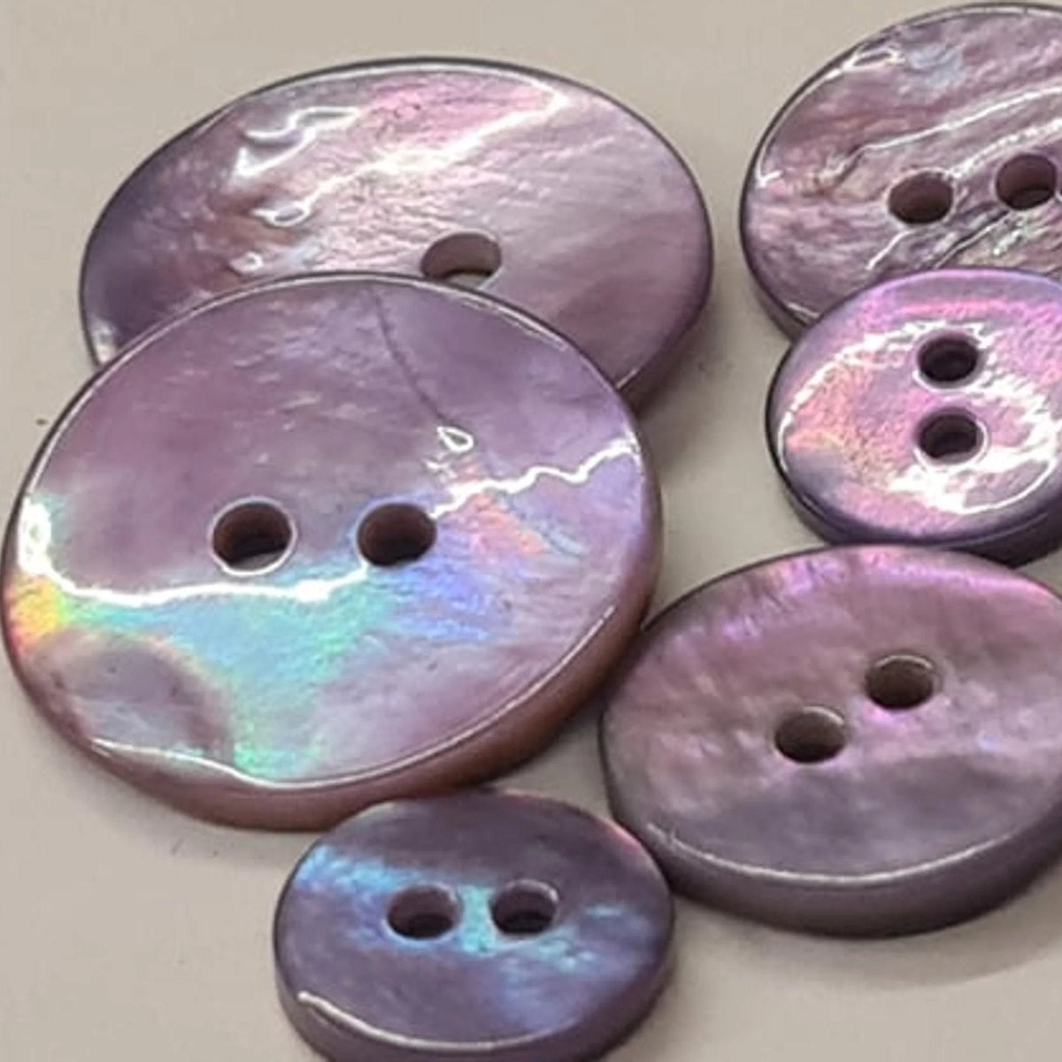 Blue Mother of Pearl Buttons 