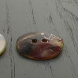 White Natural Mother of Pearl Buttons - Choice of Button Sizes