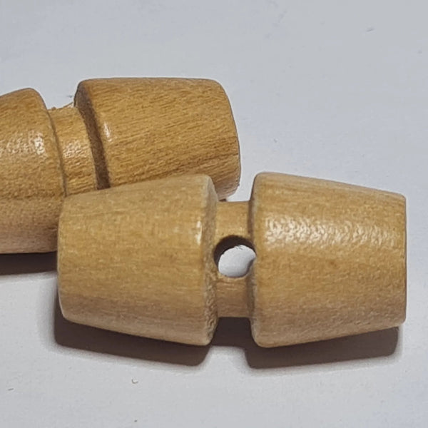 20mm Wooden Toggle Buttons | The Crafty Animal UK