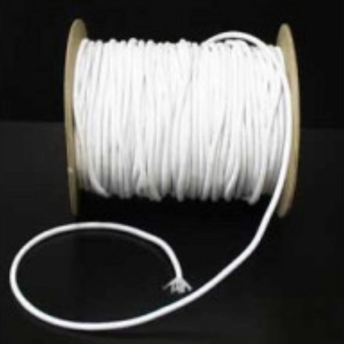 White Corded Elastic